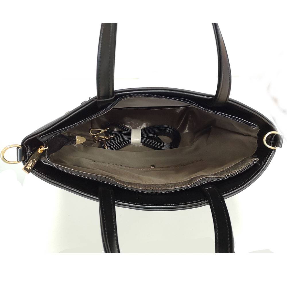 Жіноча сумка "Oval" чорна