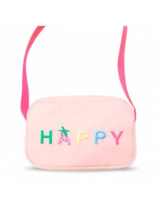 Сумка кроссбоді "Happy" рожева