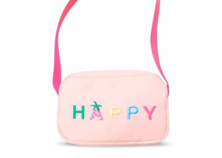 Сумка кроссбоді "Happy" рожева