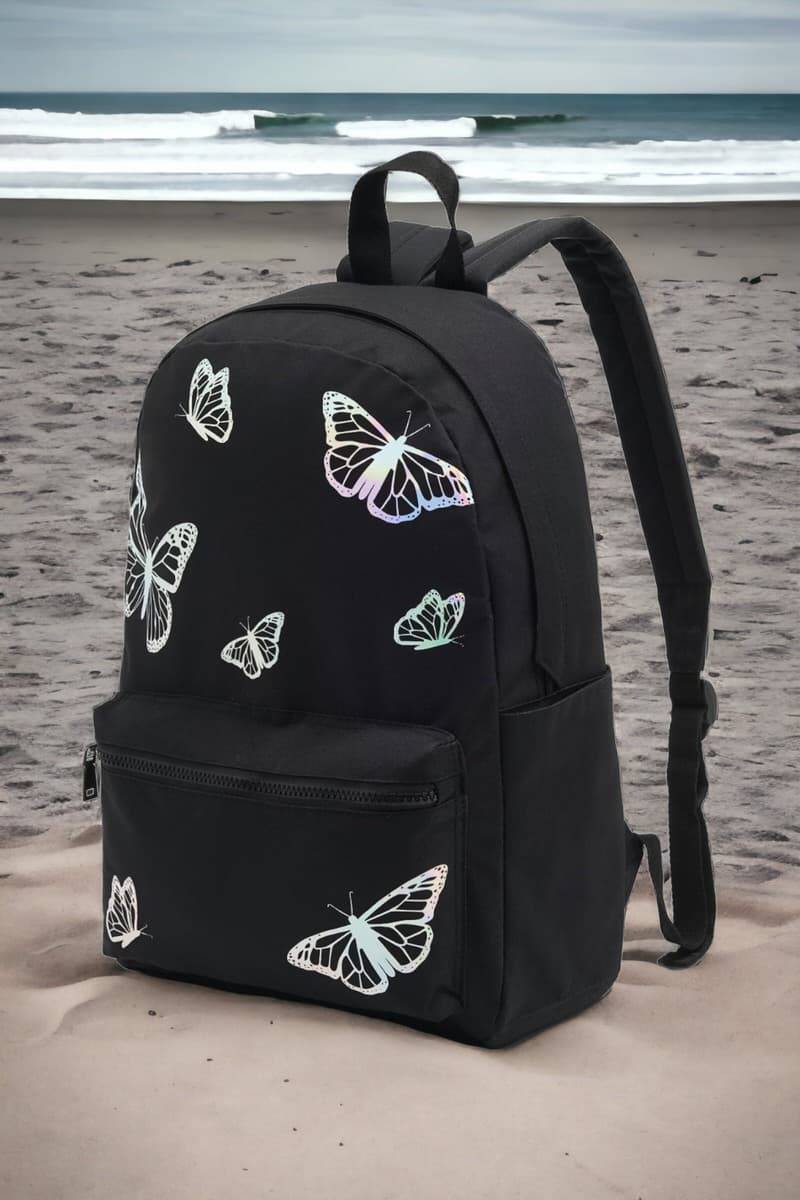 Текстильний рюкзак "Buterfly" чорний