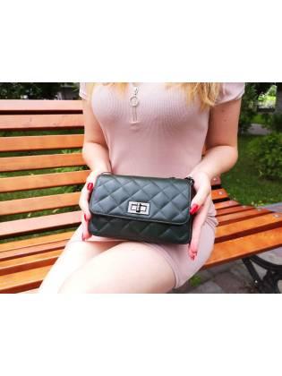 Женская сумка кроссбоди "Chanel" хаки