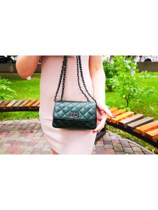 Женская сумка кроссбоди "Chanel" хаки