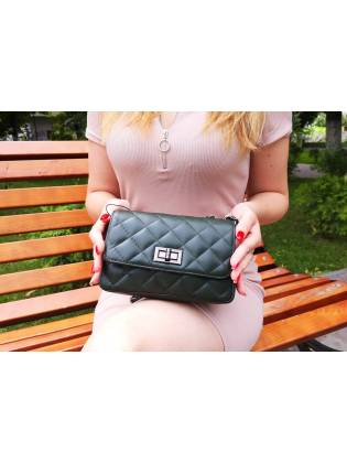 Женская сумка кроссбоди "Chanel" хаки
