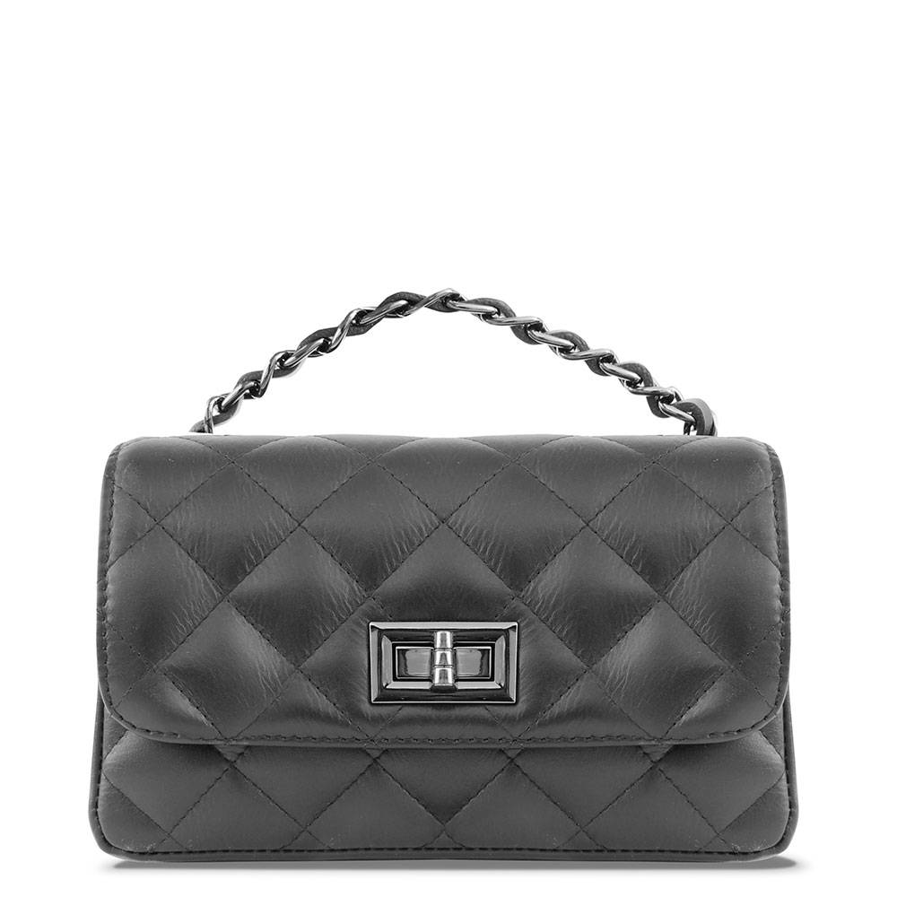 Жіноча сумка кросбоді "Chanel" чорна