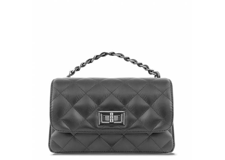 Женская сумка кроссбоди "Chanel" черная