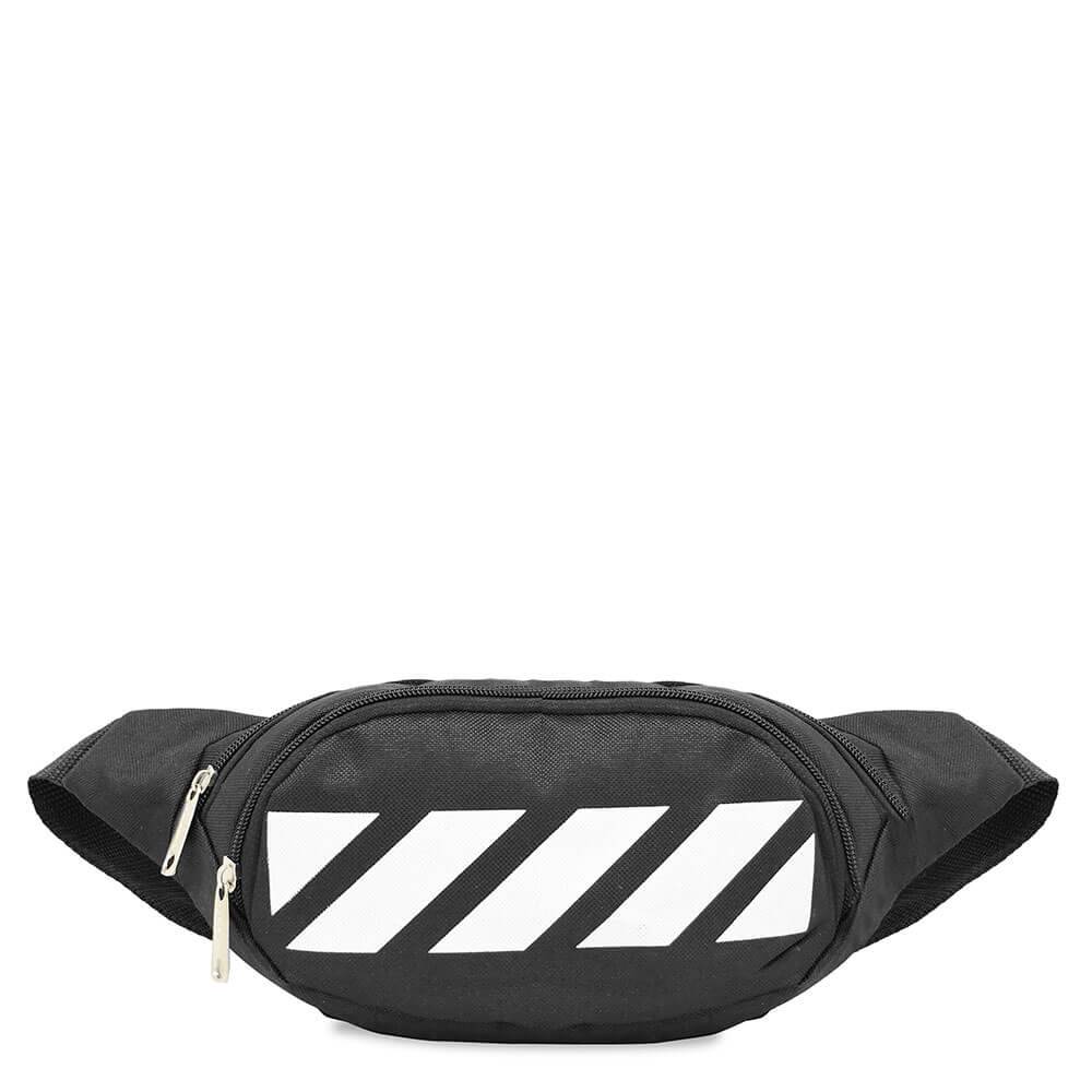 Поясна сумка "Off White" чорна