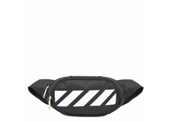 Поясная сумка "Off White" черная