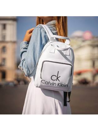 Женский рюкзак "CK" белый