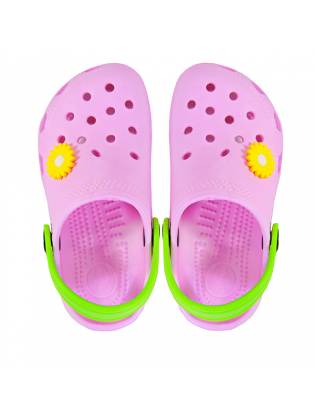Детские кроксы "Summer" розовые