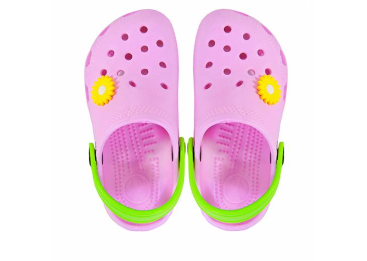 Детские кроксы "Summer" розовые