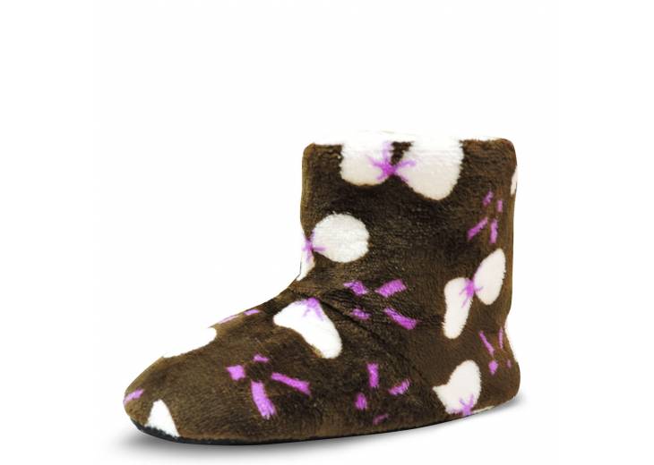 Детские тапочки "Boots" коричневые