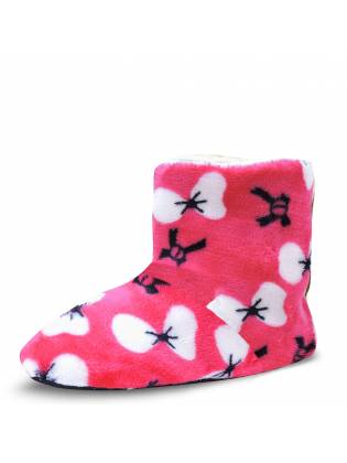 Детские тапочки "Boots" малиновые
