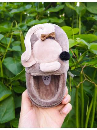 Детские тапочки "Mouse" коричневые