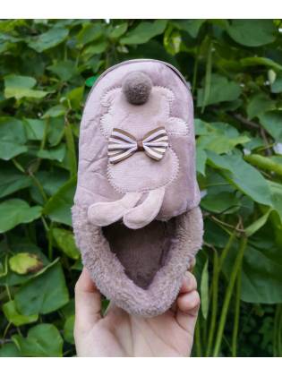 Детские тапочки "Bunny" коричневые