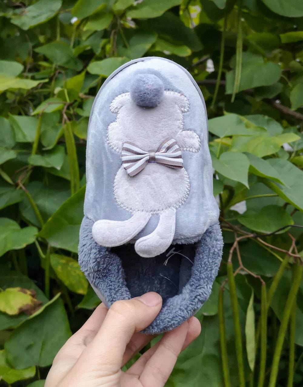 Дитячі капці "Bunny" сірий