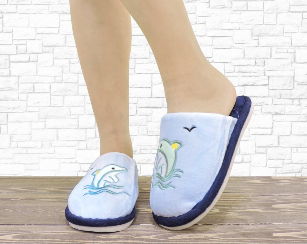 Дитячі капці "Dolphin" блакитні