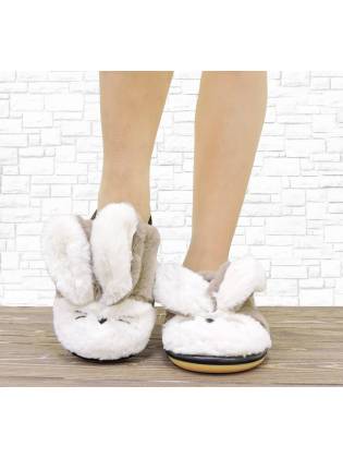 Детские тапочки "Bunny-F" коричневые