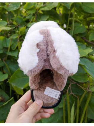 Детские тапочки "Bunny-F" коричневые