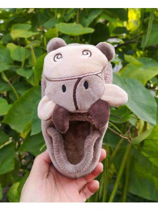 Детские тапочки "Cow" коричневые