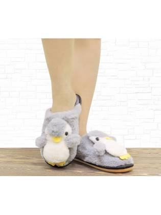 Детские тапочки "Penguin" серые