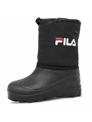 Детские дутики "Fila" черные