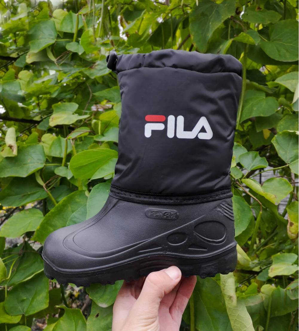Дитячі дутики "Fila" чорні