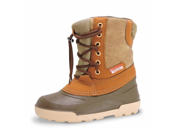 Детские дутики "Jeans" 32-36 рыжие