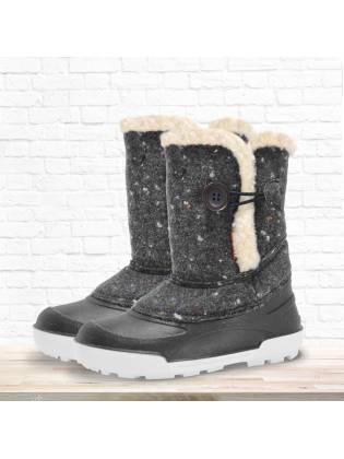 Детские дутики  "Valenki" 32-36 черные
