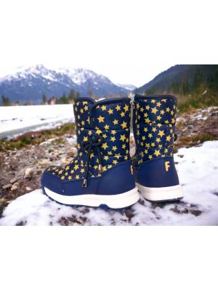 Детские дутики "Stars" синие