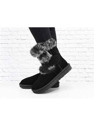 Детские угги "Fur" черные