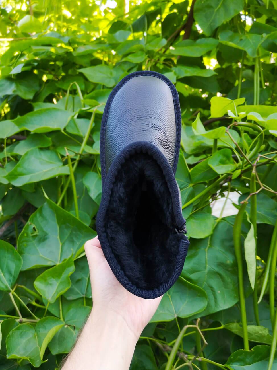 Дитячі уггі "Leather" чорні