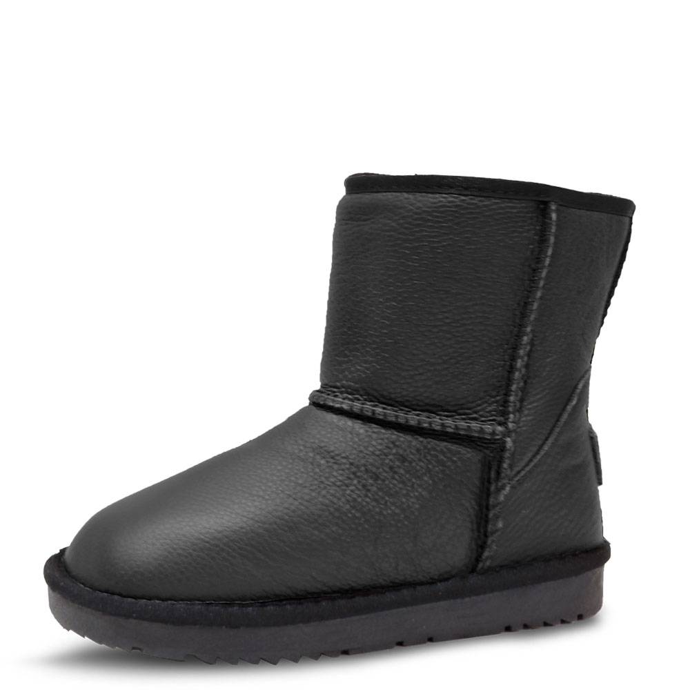 Дитячі уггі "Leather" чорні