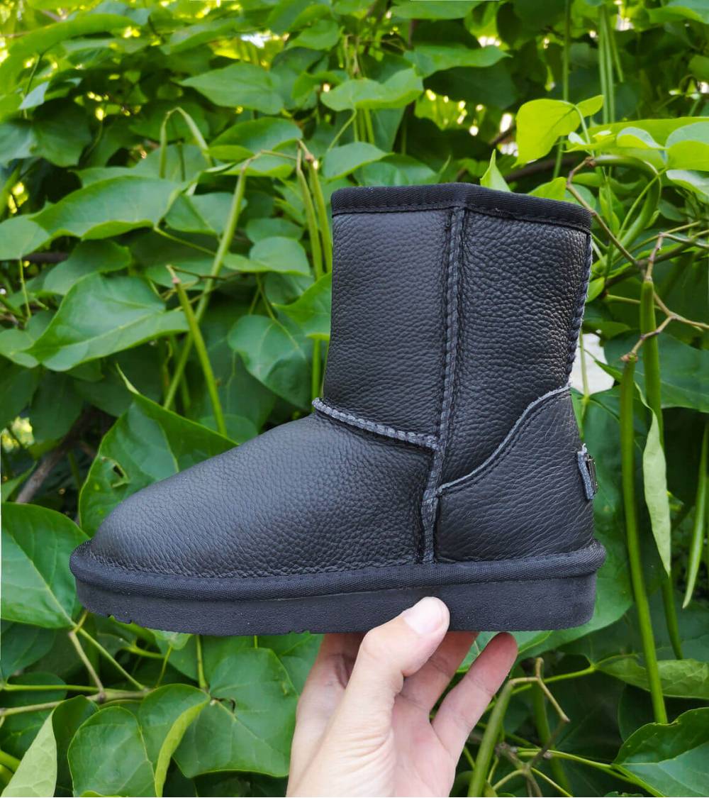 Дитячі уггі "Leather" чорні