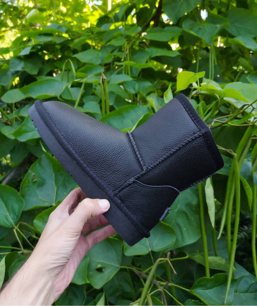 Дитячі уггі "Leather" чорні