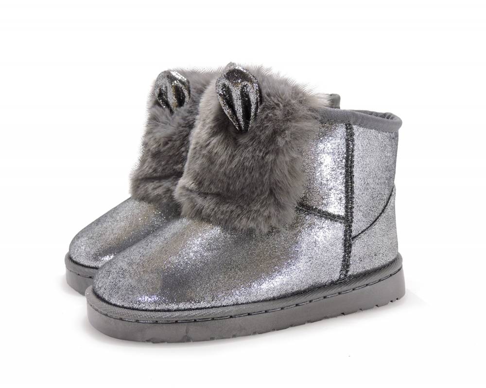 Дитячі уггі "Coat" сріблясті