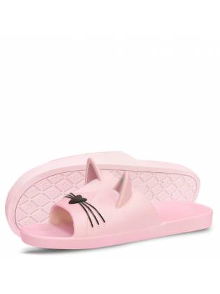 Подрстковые шлепанцы "Kitty" розовые