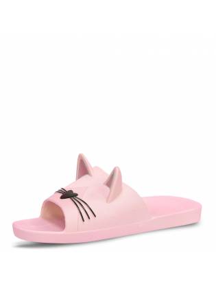 Подрстковые шлепанцы "Kitty" розовые