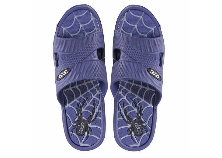 Пляжные шлепанцы "Spider" синие