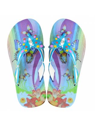 Дитячі в\'єтнамки "Butterfly" бірюзові