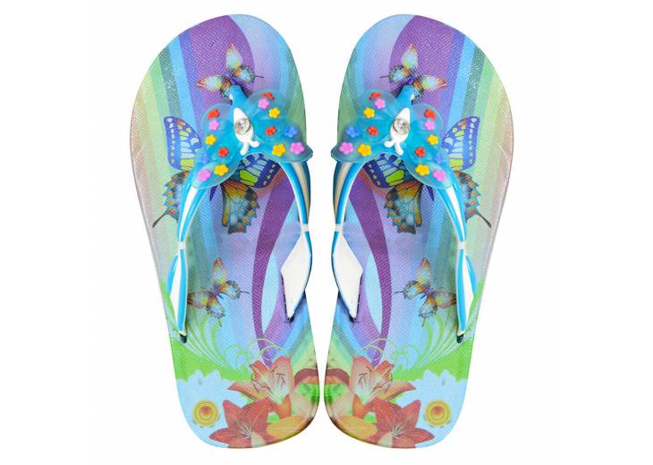 Дитячі в\'єтнамки "Butterfly" бірюзові
