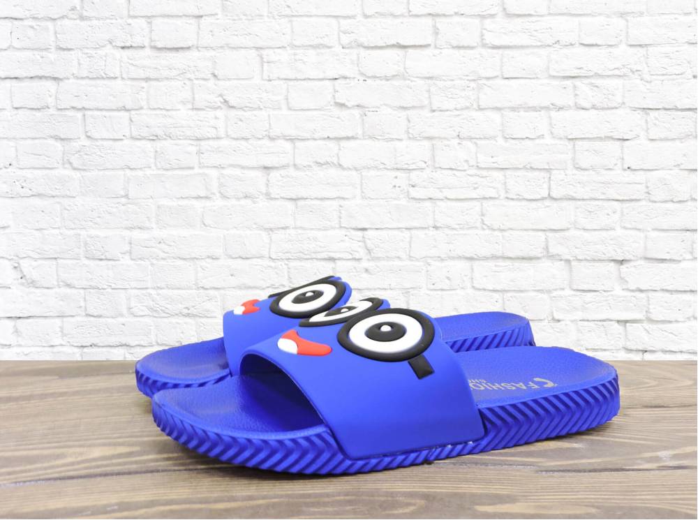 Шльопанці для хлопчика "Minion" сині