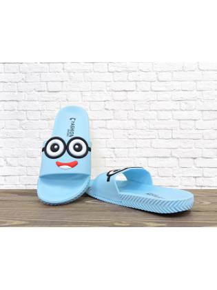 Шлепанцы для мальчика "Minion" голубые