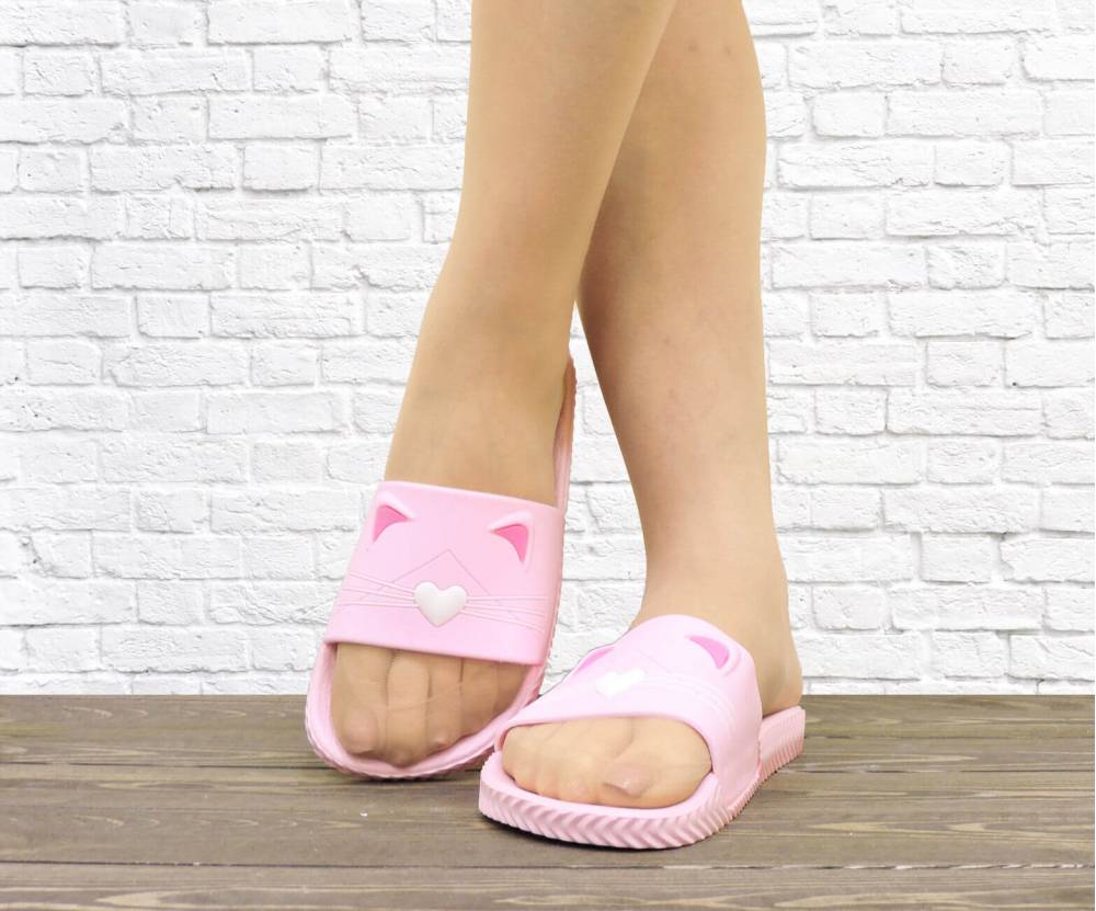 Шльопанці для дівчинки "Cats" рожеві