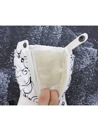 Детские сапожки "Snow" белые