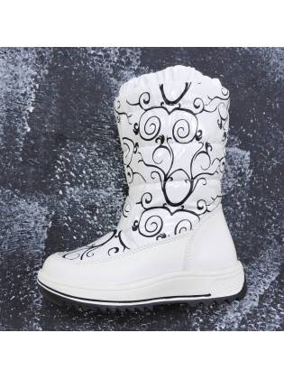 Детские сапожки "Snow" белые