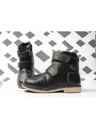 Детские зимние ботинки "Shoens" черные