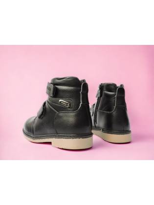 Детские зимние ботинки "Shoens" черные