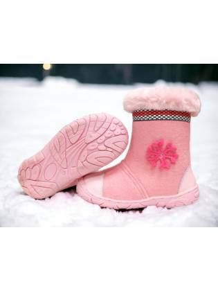 Детские валянки "Snow" розовые