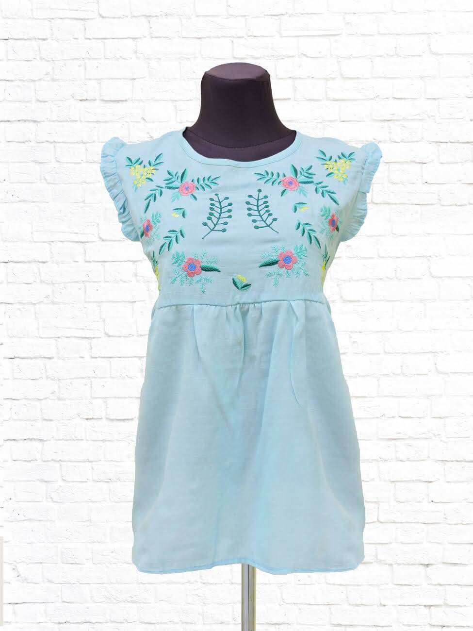 Блуза "Кокетка". Бірюза.