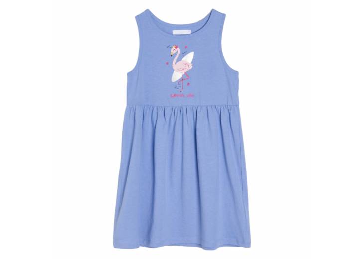 Детское платье "Flamingo" синие